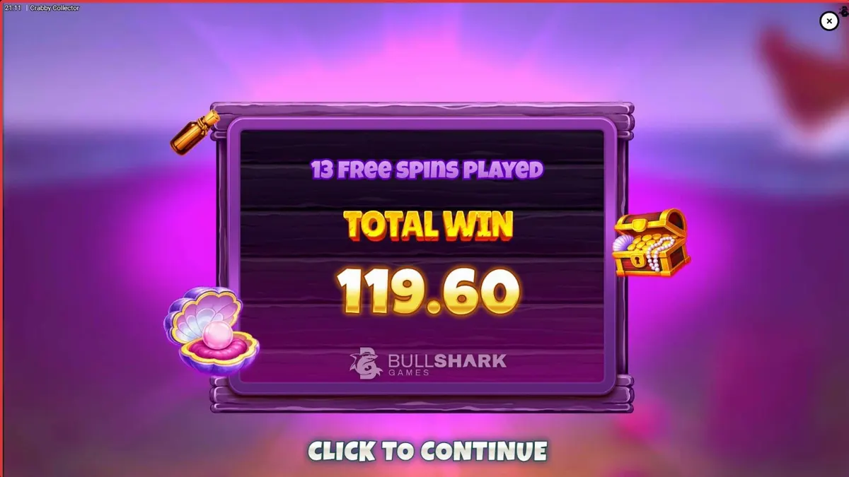 O caranguejo elegante do slot Crabby Collector em um cenário subaquático vibrante.